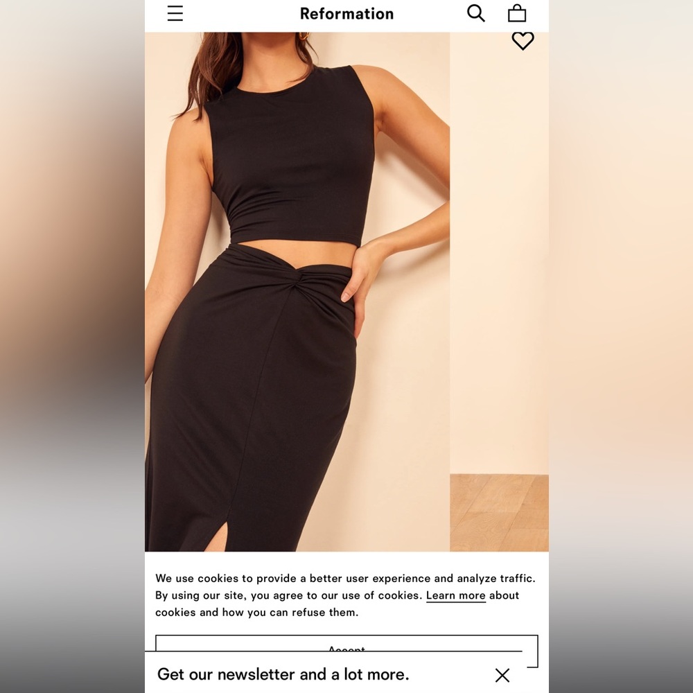 Reformation two piece set